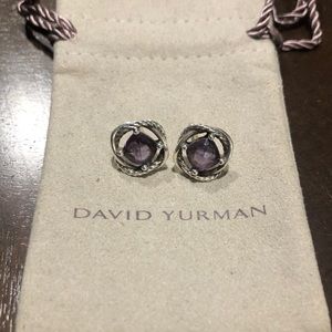 David Yurman amethyst earrings